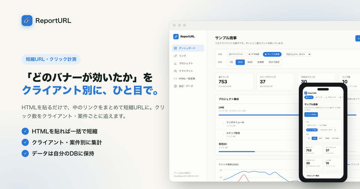 レポートURL